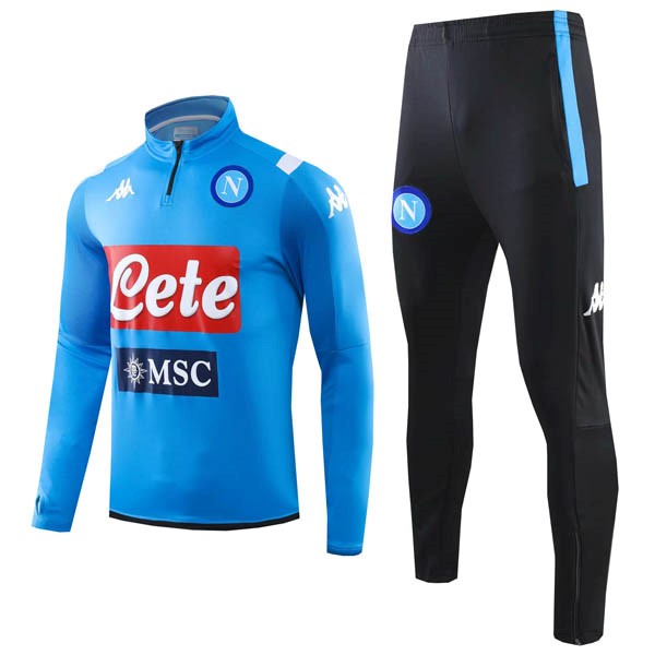 Chandal Del Napoli 2019-2020 Azul Claro Negro